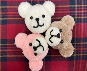 ぽんぽん手芸　くまちゃん
